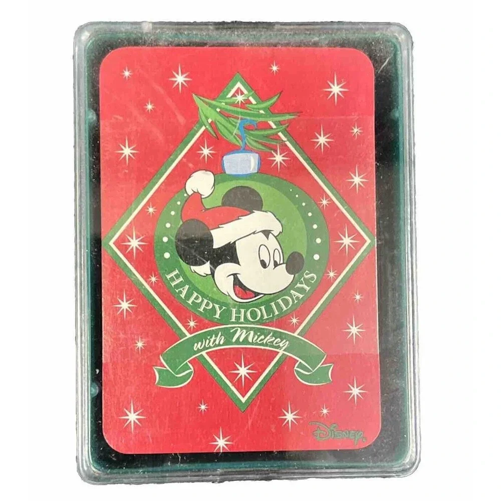 Disney Mickey Mouse Happy Holidays Mini‎ Playing Cards